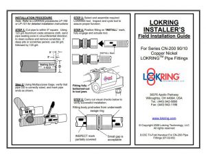 Lokring CN Field Installation Guide