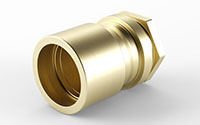 Gage Port Cap Brass